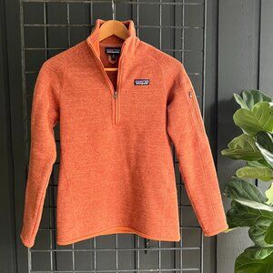 Size XS - Patagonia Better Sweater Quarter-Zip Fleece Pullover - Burnt Orange